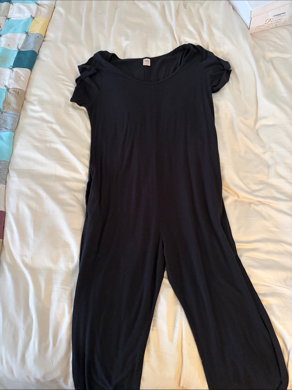 Smash + Tess Black Scoop-Neck Jumpsuit